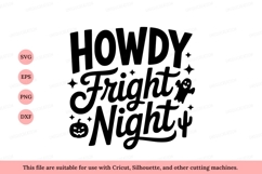 Howdy Fright Night Greeting halloween spooky Product Image 1