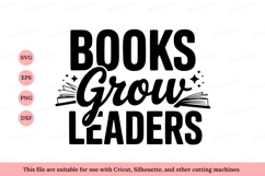 Books Grow Leaders Text Design quote Product Image 1