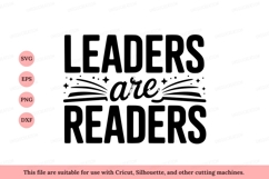 Leaders are readers quote text typography Product Image 1