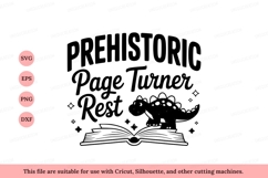 Prehistoric page turner rest dinosaur book reading Product Image 1