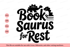 Dinosaur reading book text cute Product Image 1