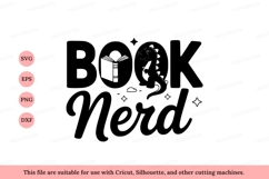 Dinosaur reading book text black Product Image 1