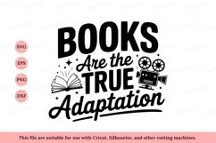 Books true adaptation movie camera reading film Product Image 1