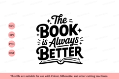 The book is always better reading quote Product Image 1