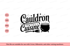 Cauldron Cuisine Black witch halloween Product Image 1