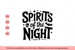 Spooky spirits night bat skull halloween Product Image 1