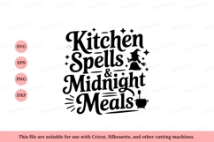 Kitchen Spells Midnight Meals Witch Cauldron image Product Image 1