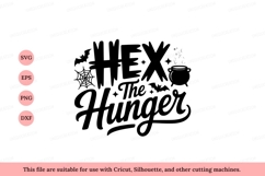 Hex the hunger spooky text halloween Product Image 1