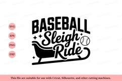 Baseball Sleigh Ride Illustration winter sport Product Image 1