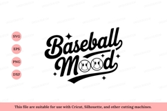 Baseball Mood Sporty Smiley Faces image Product Image 1