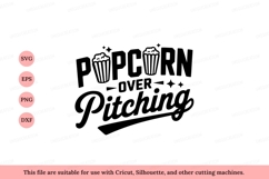 Popcorn over pitching text food snack Product Image 1