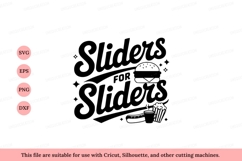 Bold black text sliders for sliders with food burger Product Image 1