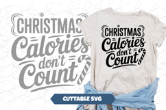 Christmas Calories Don't Count SVG Product Image 1