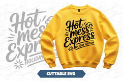 Hot Mess Express Christmas svg Product Image 1