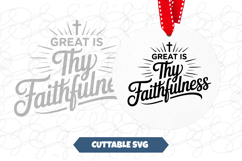 Great is thy faithfulness SVG Product Image 1