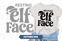 Resting Elf Face SVG Product Image 1