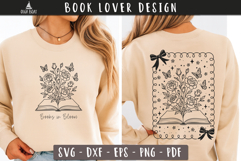 Fantasy Book Dragon Skeleton SVG Book lover bundle Product Image 4