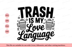 Trash love language quote text Product Image 1