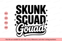 Skunk Squad Gouad Text Design lettering Product Image 1