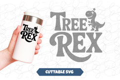 Tree Rex Christmas Funny SVG Product Image 1