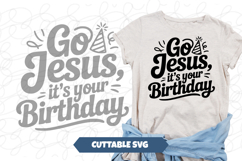 Go Jesus It&#039;s Your Birthday SVG Product Image 1