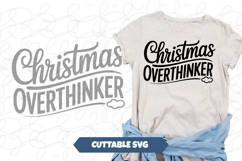 Christmas Overthinker SVG Product Image 1