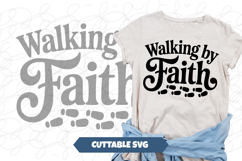 Walking by Faith SVG Product Image 1