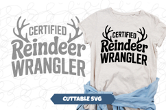 Certified Reindeer Wrangler SVG Product Image 1