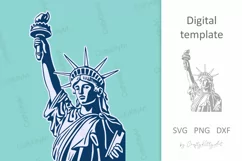 Statue of Liberty SVG, Lady Liberty SVG, Patriotic SVG Product Image 1