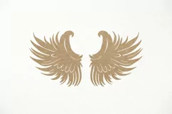 Angel wings SVG. papercut, paper cutting, laser cut files Product Image 1