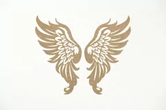 Angel wings SVG. papercut, paper cutting, laser cut files Product Image 3