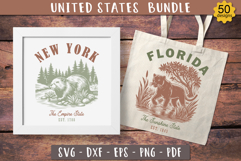 Vintage United states design bundle svg Product Image 2