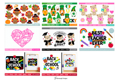 Whole Shop Bundle - OVER 2900 ITEMS - Clipart - Svg - Papers Product Image 18