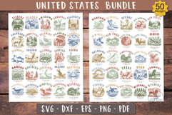 Vintage United states design bundle svg Product Image 3