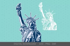 Statue of Liberty SVG, Lady Liberty SVG, Patriotic SVG Product Image 3