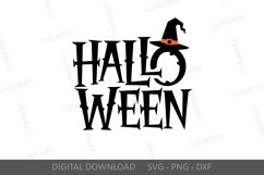Halloween SVG, Halloween text lettering, Holiday calligraphy Product Image 2