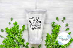 Fall is My Favorite Color SVG, Autumn Quote Clip Art Product Image 3
