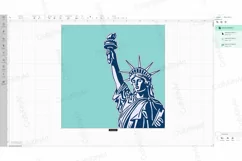 Statue of Liberty SVG, Lady Liberty SVG, Patriotic SVG Product Image 2