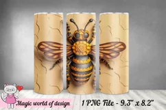 3D Bee for 20 oz Skinny Tumbler Product Image 2