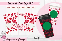 Valentines gnome svg, tumbler Hot Cup 16 Oz, with logo vinyl Product Image 2