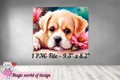 Dog Tumbler flowers skinny Tumbler 20 oz Product Image 2