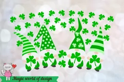 St Patricks day Gnomes SVG for tumbler Venti Cold Cup 24 oz Product Image 2