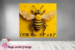 3D Bee 20 oz Skinny Tumbler Sublimation Product Image 3