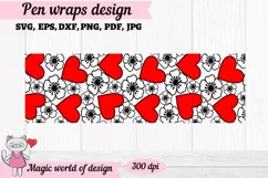 love epoxy pen Wrap sublimation for valentine Png Product Image 2