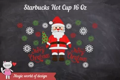 Santa Claus design for tumbler Hot Cup 16 Oz, Product Image 2