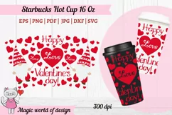 Valentines gnome svg, tumbler Hot Cup 16 Oz Product Image 3