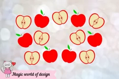 Red Apple Teacher svg for tumbler venti Cold Cup 24 oz Product Image 4