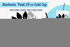 Half sunflower Nurse svg for tumbler Venti Cold Cup 24 oz Product Image 1