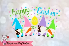 Happy Easter gnome svg, tumbler venti cold cup 24 oz no hole Product Image 5