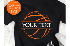 Basketball monogram Svg Basketball clipart Sports svg Product Image 2
